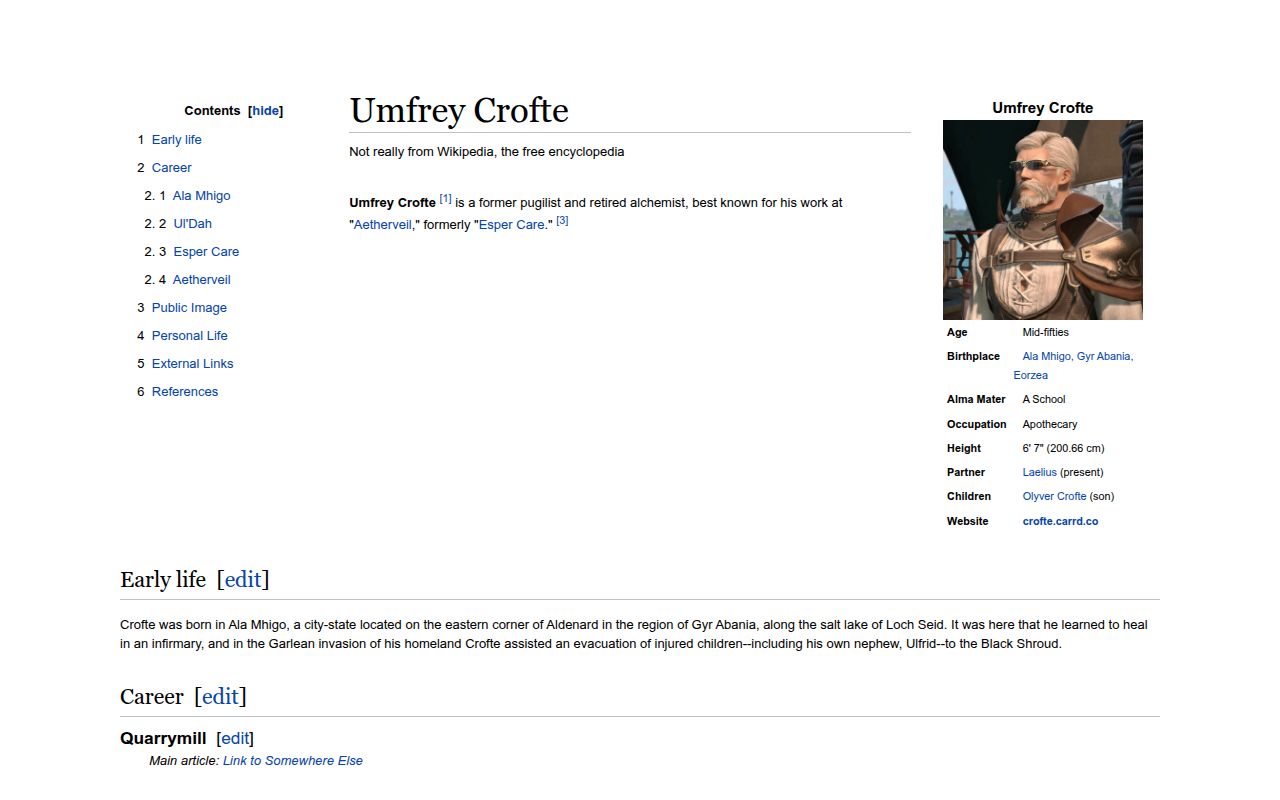 Umfrey Crofte